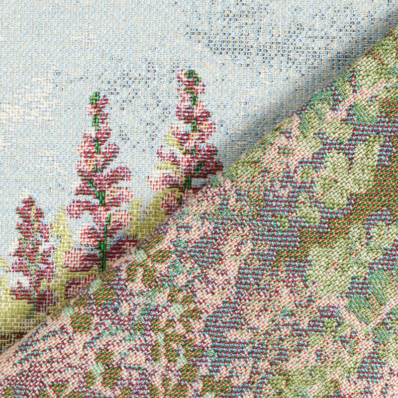 Dekorační panel Gobelín Hrající si kotě – karmínově červená/světle béžová,  image number 4