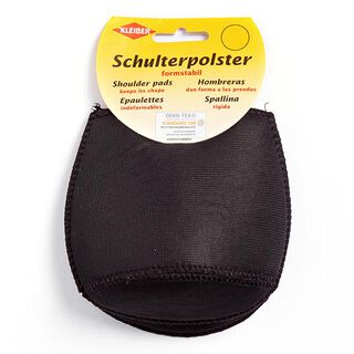 Ramenní vycpávky bez suchého zipu raglánové [2 ks | 12 x 12 x 4,5 cm] - černá | KLEIBER, 