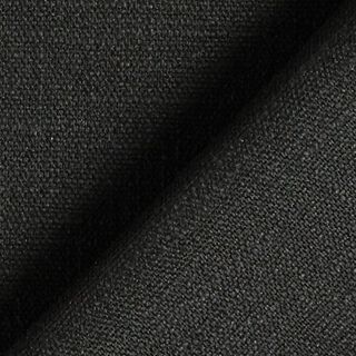 Strečová lněná látka Mix – černá, 