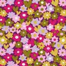 Bavlněný žerzej barevné květiny | Poppy Fabrics – hroznová,  thumbnail number 1
