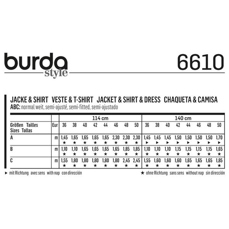 Bunda / tričko, Burda 6610,  image number 7