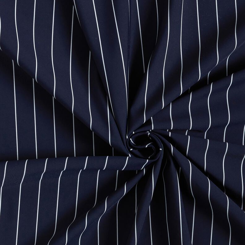 Pružná kalhotovina pruhy – noční modrá/bílá,  image number 3