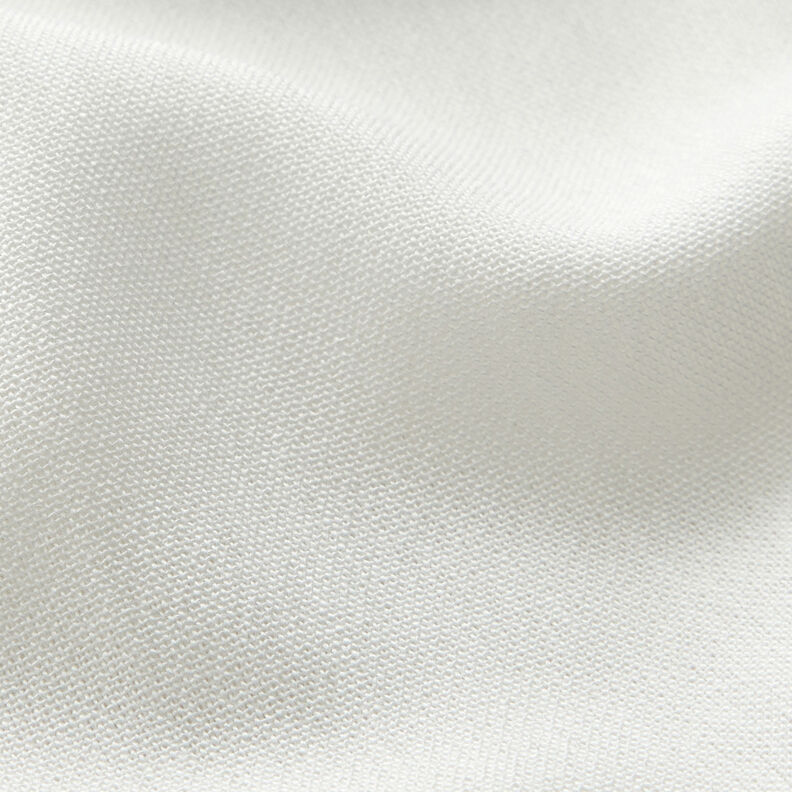 Viskózová směs s plátnovou vazbou – vlněná bílá, image number 3