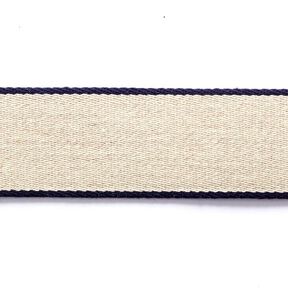Pasovka [ 3,5 cm ] – namornicka modr/béžová, 