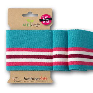 GOTS Bio náplety CUFF ME COLLEGE [140 cm | 7,5 cm] | Albstoffe | Hamburger Liebe, 