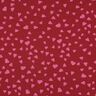 Letní teplákovina Srdíčka | Poppy Fabrics – tmavě červená/pink,  thumbnail number 1