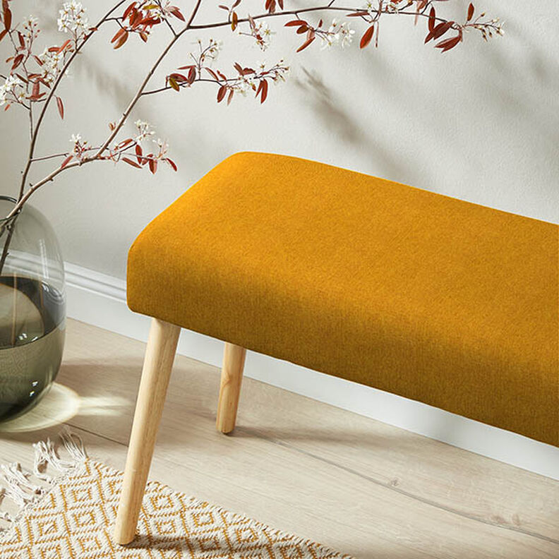 Čalounická látka melírovaná Uni – kari žlutá | Zbytek 90cm,  image number 6