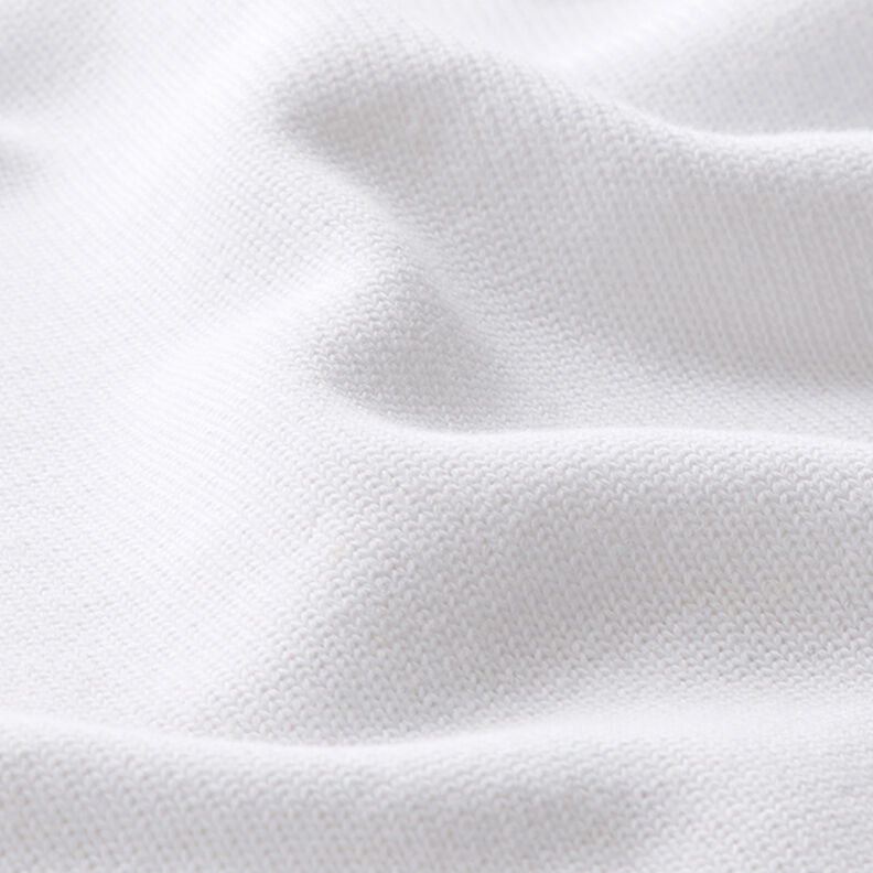 Bavlněná pletenina – bílá,  image number 2