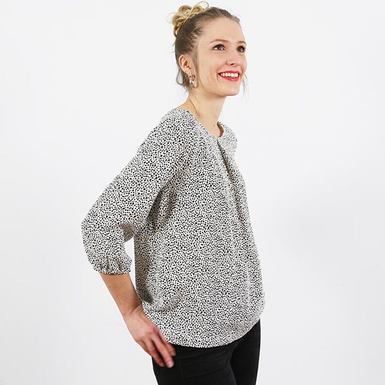 FRAU SUKI – halenka přes hlavu, s protizáhybem, Studio Schnittreif | XS - XXL,  image number 3