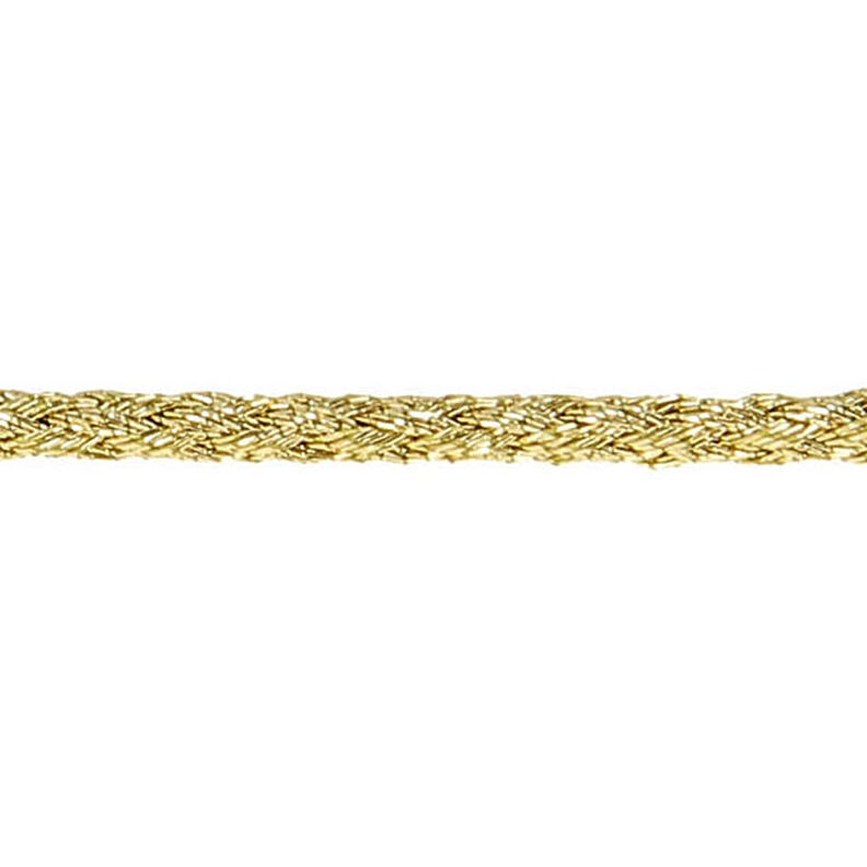 Metalický Šňůrka [Ø 2 mm] – zlatá metalická,  image number 2