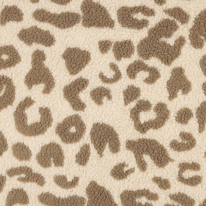 Plyš teddy Leopard – přírodni/tmavá taupe, image number 1