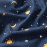 Dekorační látka Noční obloha svítící ve tmě – zlatá/namornicka modr,  thumbnail number 12