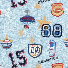 Alpenfleece Kolážová bunda – světle modra/šedá,  Alpenfleece Kolážová bunda – světle modra/šedá,