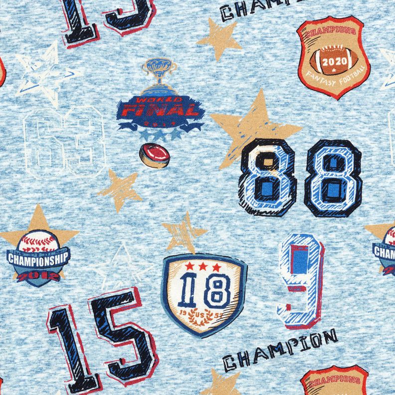 Alpenfleece Kolážová bunda – světle modra/šedá,  image number 1