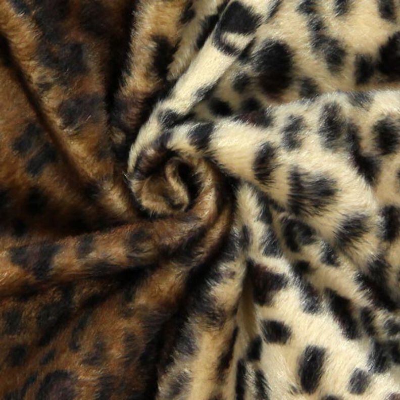 Imitace zvířecí kůže leopard – béžová,  image number 2