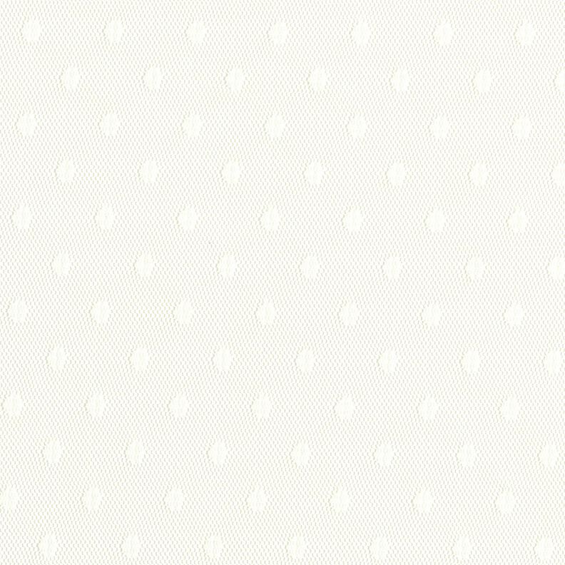 Softmesh puntíky – vlněná bílá,  image number 1