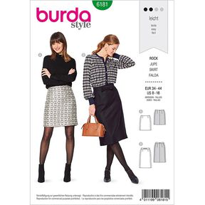 Sukně, Burda 6181 | 34-44, 