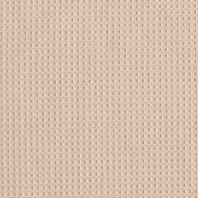 Froté látka/Vaflové piké Jednobarevné provedení – taupe (šedohnědá), 