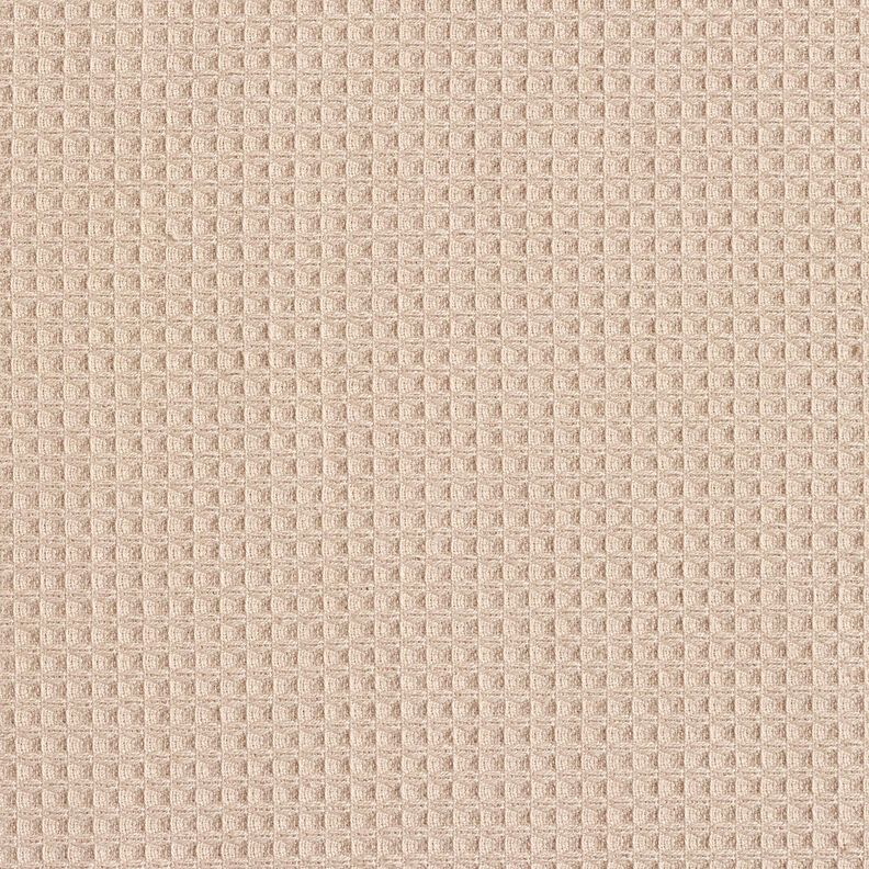 Froté látka/Vaflové piké Jednobarevné provedení – taupe (šedohnědá),  image number 1