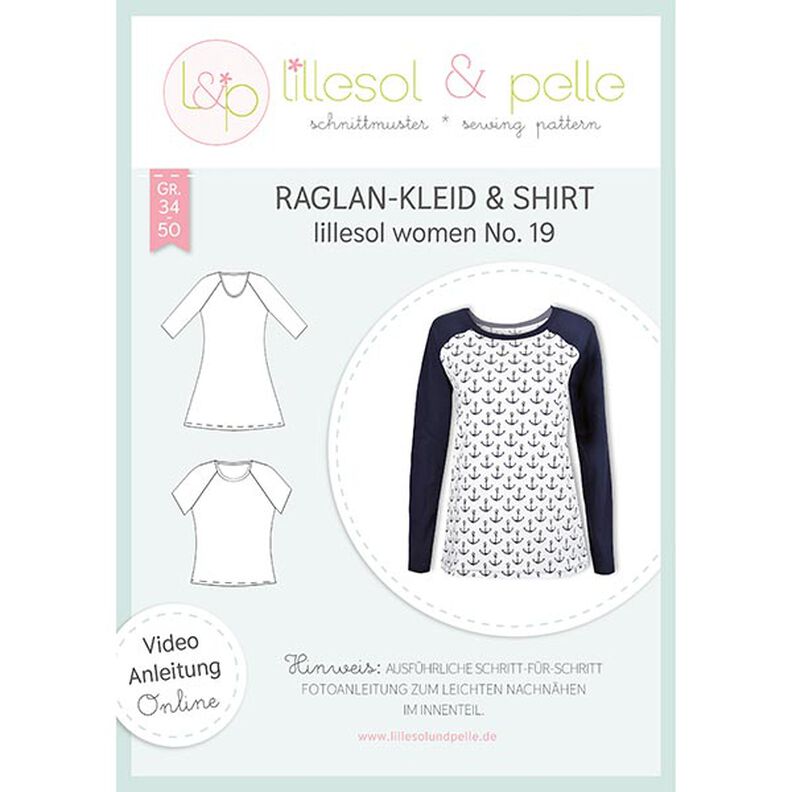 Raglánové šaty a tričko, Lillesol & Pelle No. 19 | 34 - 50,  image number 1