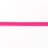 Elastická lemovací stuha Krajka [12 mm] – výrazná jasně růžová,  thumbnail number 1
