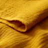 Mušelín / dvojitá mačkaná tkanina – hořčicove žlutá,  thumbnail number 5
