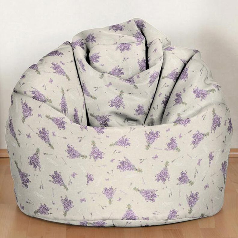 Polopanama Kytice levandule – přírodni, image number 9