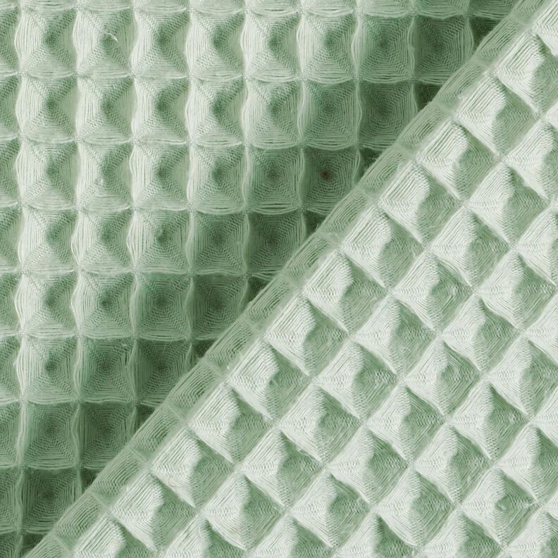 Vaflové piké Velké plástve – světle mátová,  image number 4