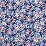 Letní teplákovina Velké květiny | Poppy Fabrics – džínově modrá,  thumbnail number 1