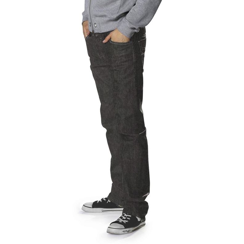 Těžký bavlněný denim – černá,  image number 7