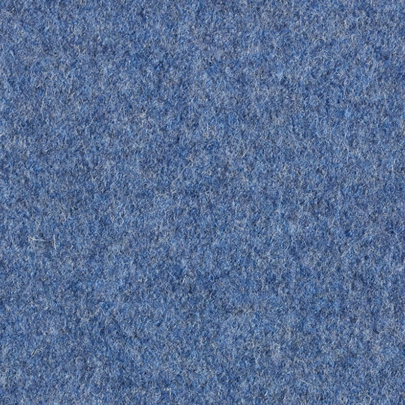 Valchovaný vlněný loden Melír – džínově modrá,  image number 5