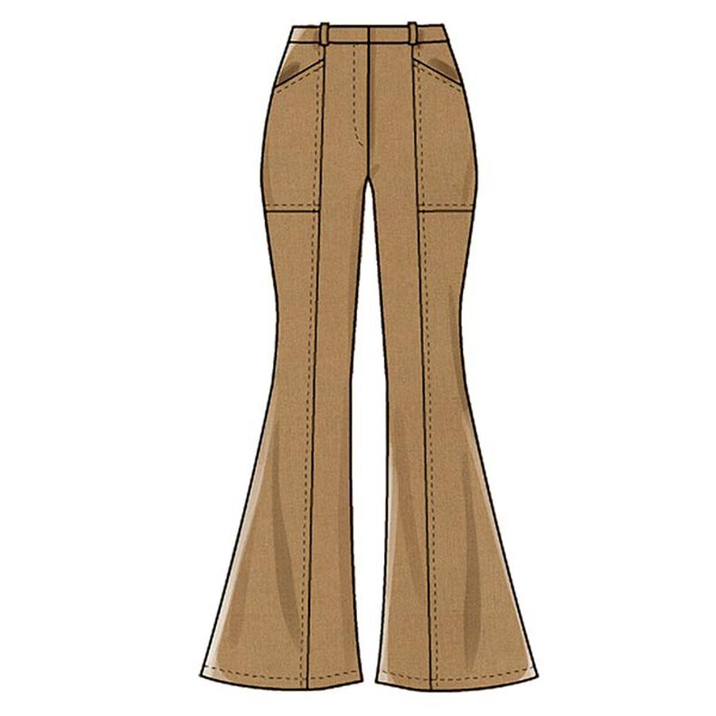 Kalhoty s rozšířenými nohavicemi, McCall´s 8007| 40-48,  image number 4