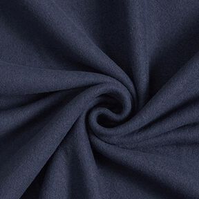 Bavlněný fleece Jednobarevné provedení – noční modrá, 