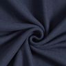Bavlněný fleece Jednobarevné provedení – noční modrá,  thumbnail number 1