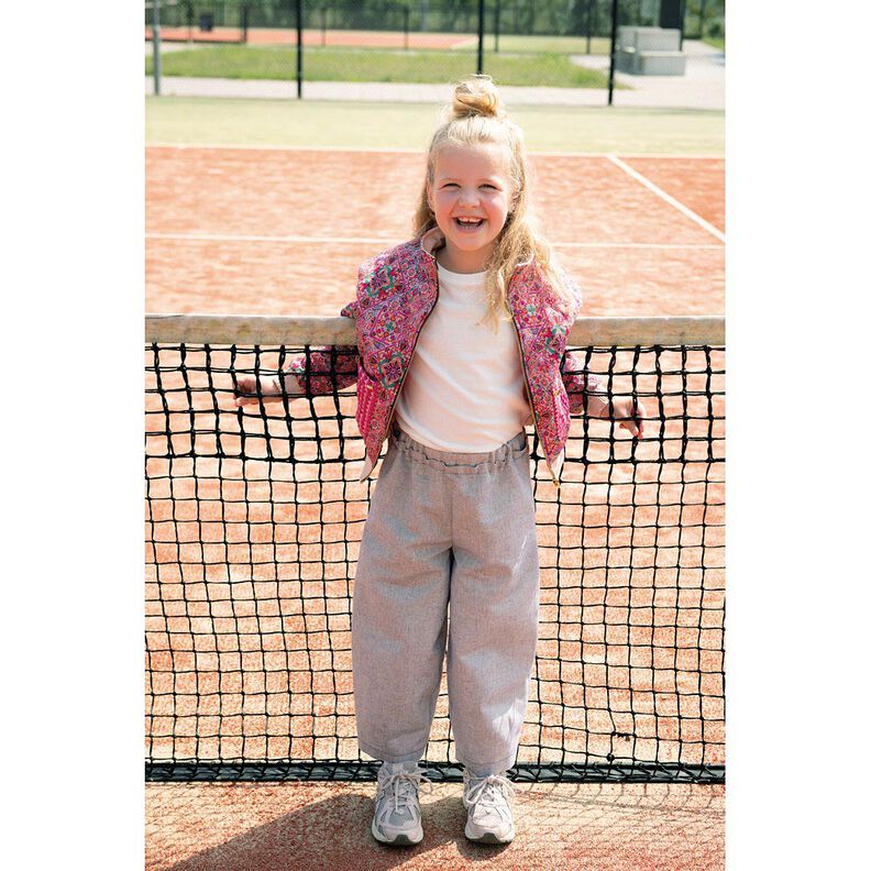 Šambré Lurex melírovaný | Poppy Fabrics – modrá/slonová kost,  image number 6