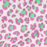 Mušelín / dvojitá mačkaná tkanina Barevný leopardí vzor | Poppy Fabrics – slonová kost/světle zelená,  thumbnail number 2