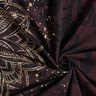 Bavlněný žerzejLátka s bordurou Mandala se zlatými skvrnami | Glitzerpüppi – černohnědá/zlatá,  thumbnail number 3