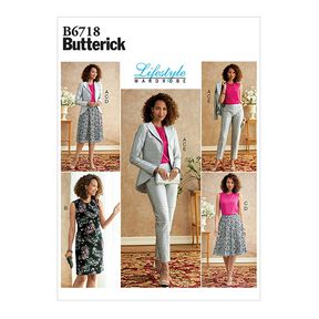 Blejzr/Top/Kalhoty/Šaty /Sukně , Butterick 6718 | 40-48, 