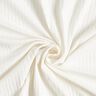 Žebrovaný žerzej jednobarevný – vlněná bílá,  thumbnail number 1