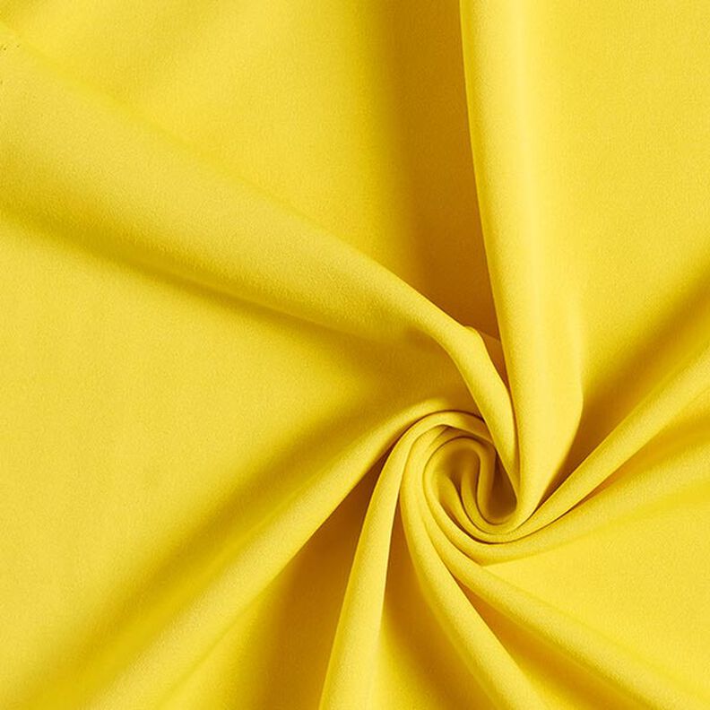 Lehký krepový materiál scuba – žlutá,  image number 1