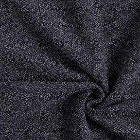 Pletené bouclé melange – noční modrá, 