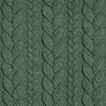 Žakárové žerzejové kloké Copánkový vzor – tmavě zelená,  thumbnail number 1