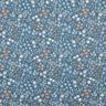 Povrstvená bavlna Barevná květinová louka – světle džínová modrá/světle modra,  thumbnail number 1