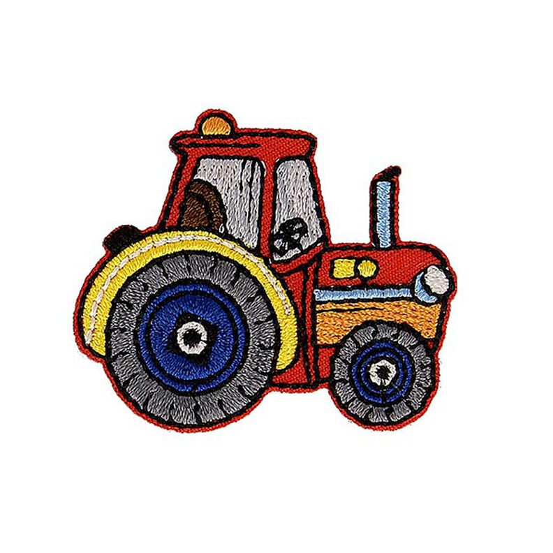 Aplikační Traktor [ 4 x 4,5 cm ] – červená/šedá,  image number 1