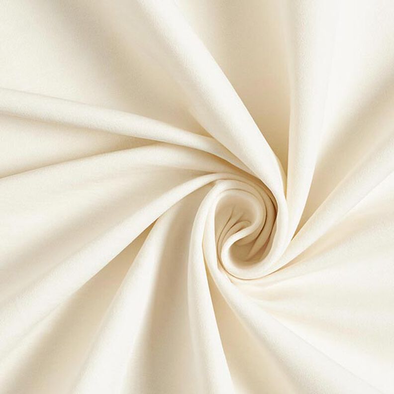 Vysoce elastická látka na kalhoty jednobarevná – vlněná bílá,  image number 1