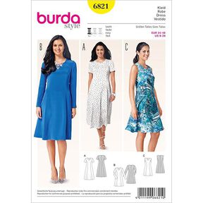 Šaty, Burda 6821, 