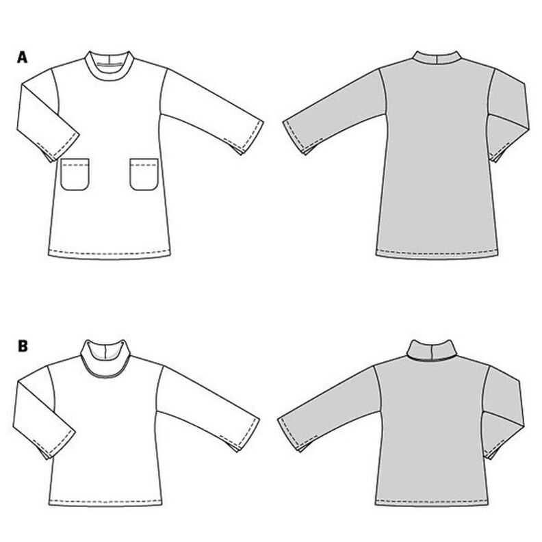 nadměrné šaty / tričko | Burda 5866 | 44-54,  image number 8