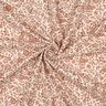 Mušelín / dvojitá mačkaná tkanina Dvoubarevné květy  | Poppy Fabrics – světle béžová/karamelová,  thumbnail number 3