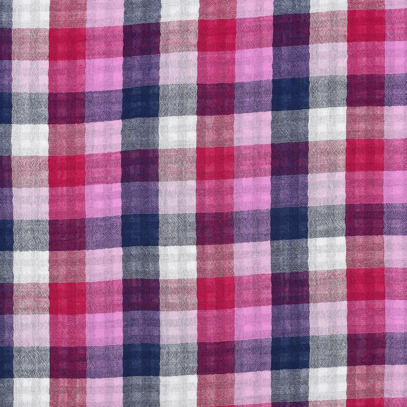 Mušelín / dvojitá mačkaná tkanina Kostka Doubleface (oboustranná látka) | Poppy Fabrics – světle, image number 1