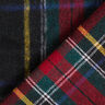 Kabátová látka s příměsí vlny skotská kostka – černá/červená,  thumbnail number 4